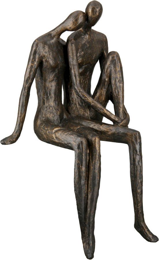 Casablanca by Gilde Decoratief figuur voor op een rand Sculptuur XL Couple (1 stuk)