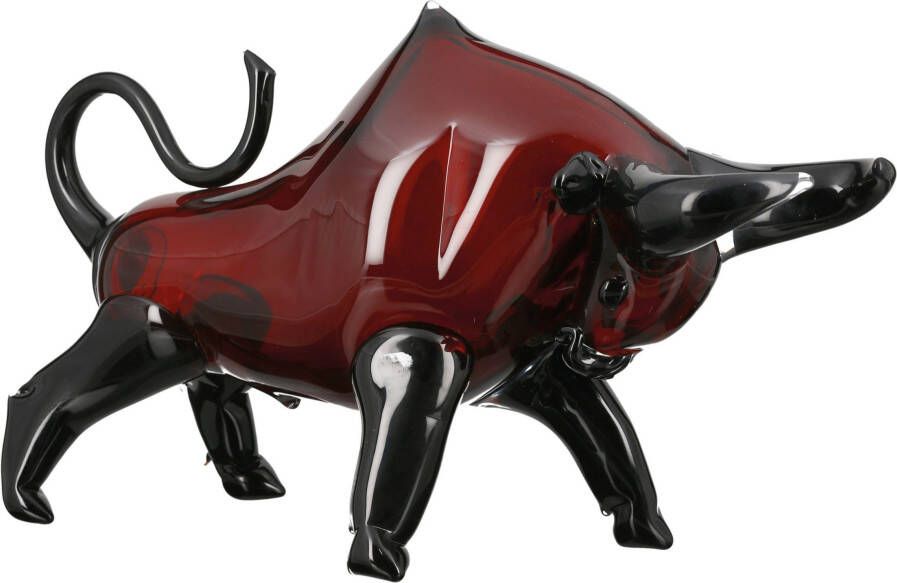 Casablanca by Gilde Dierfiguur Glas sculptuur Stier (1 stuk)