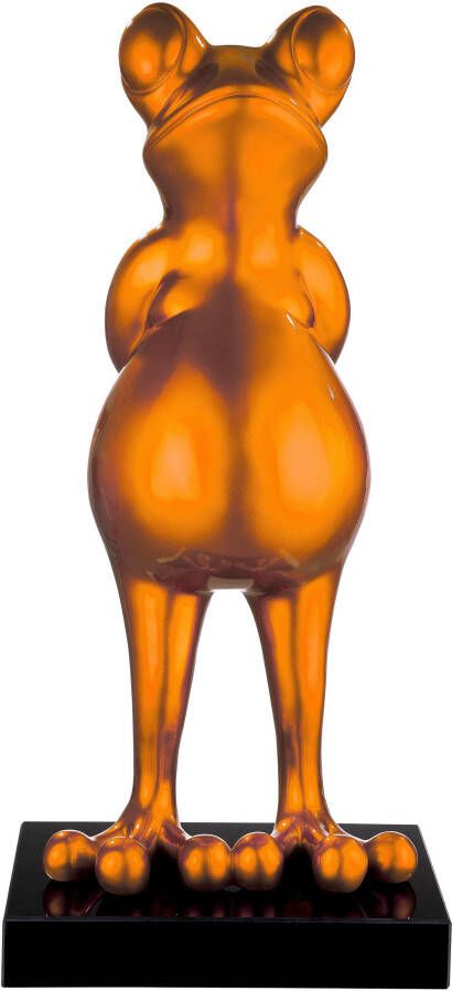 Casablanca by Gilde Dierfiguur Sculptuur Kikker oranje (1 stuk)