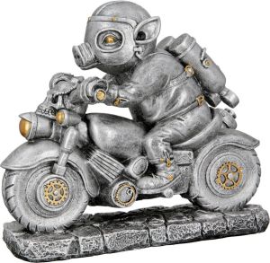 Casablanca by Gilde Dierfiguur Sculptuur Steampunk motor-Pig (1 stuk)