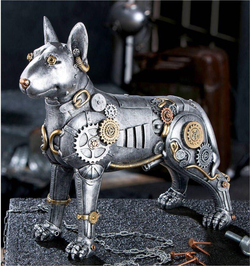 Casablanca by Gilde Dierfiguur Sculptuur "Steampunk pitbull" (1 stuk)