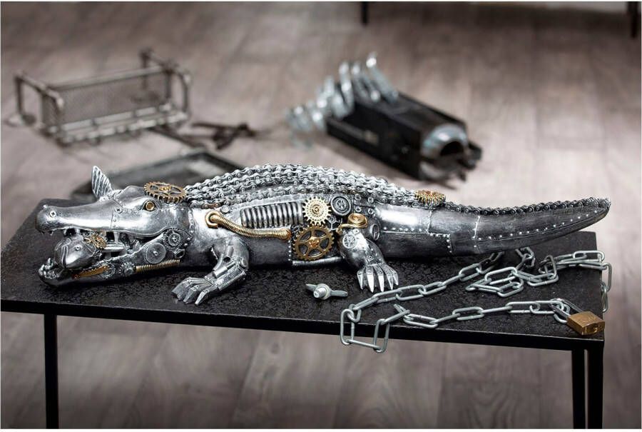 Casablanca by Gilde Dierfiguur Skulptur "Steampunk crocodile" (1 stuk)