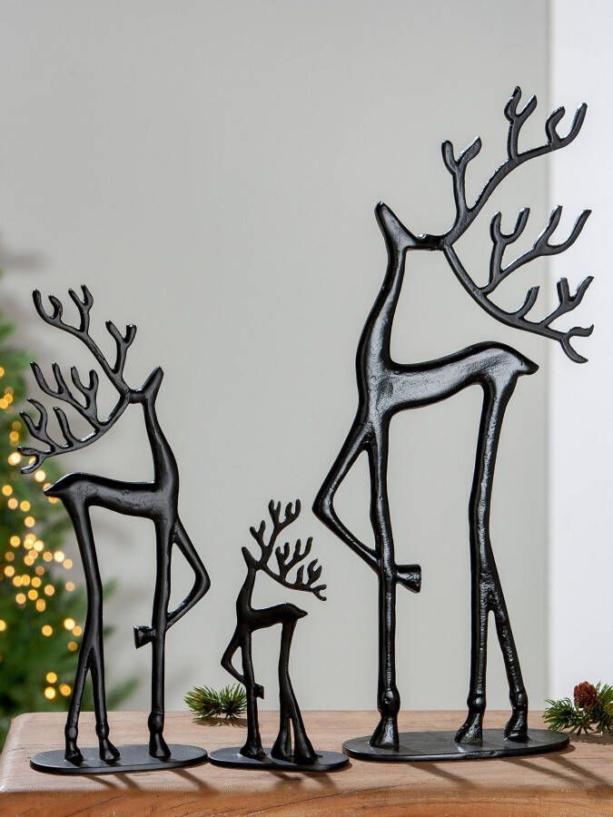 Casablanca by Gilde Dierfiguur Standrelief "Reindeer" (1 stuk)