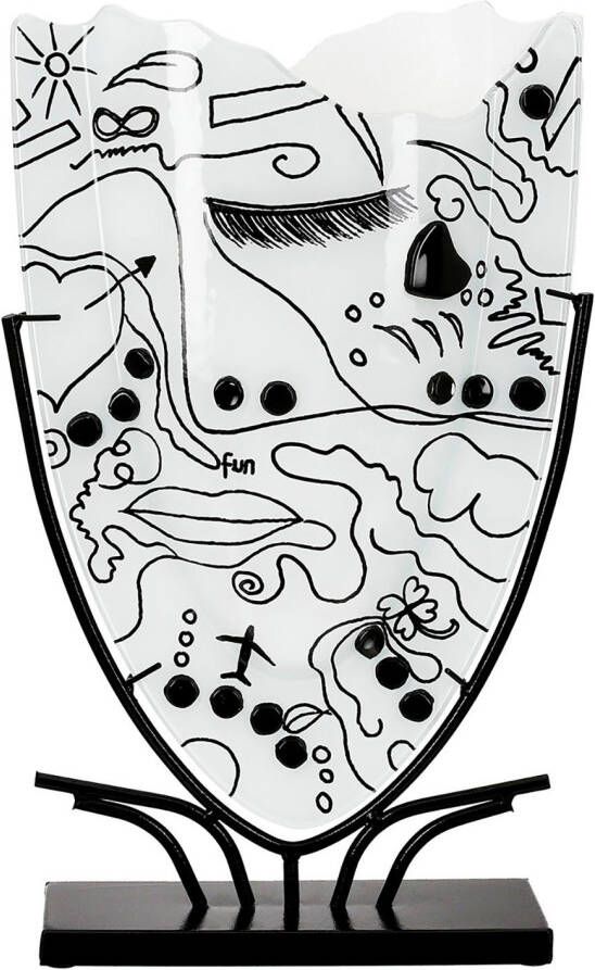 Casablanca by Gilde Vloervaas Vaas Modern Art wit H.49 cm (1 stuk)