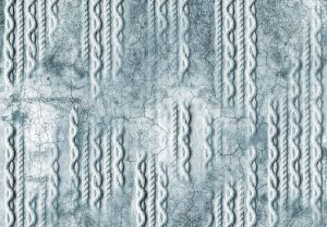 Consalnet Fotobehang Vlechtwerk beton turquoise