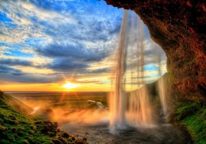 Consalnet Papierbehang Waterval in verschillende maten