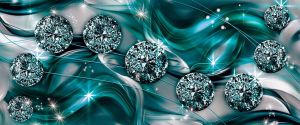 Consalnet Vliesbehang Diamant abstractie verschillend motiefformaten voor de keuken