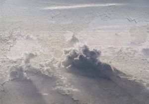 Consalnet Vliesbehang Grijze hemel wolken
