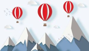 Consalnet Vliesbehang Kindermotiv ballon