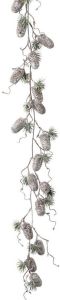 Creativ deco Winterse kunstplant Guirlande met dennenappels frozen lengte 127 cm