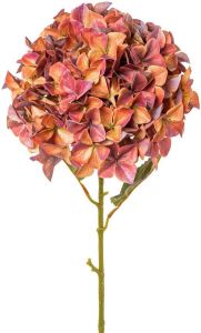 Creativ green Kunstbloem Hortensia set van 3