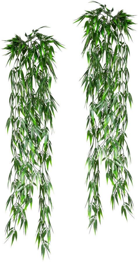 Creativ green Kunstplant Bamboehanger (2 stuks)