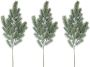 Creativ green Winterse kunstplant Kerst versiering Tak 3 stuks in set (3 stuks) - Thumbnail 1