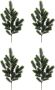 Creativ green Winterse kunstplant Kerst versiering Tak met naalden 4 stuks in set (4 stuks) - Thumbnail 1