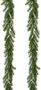 Creativ green Winterse kunstplant Kerstversiering kerstguirlande Guirlande lengte 120 cm 2-delige set (2 stuks) - Thumbnail 1