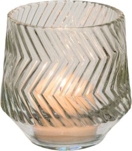 Creativ home Windlicht Kerzenhalter Relief (set 5 stuks)
