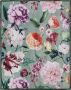 Descanso Plaid Fiori Zeer zacht knuffeldeken 130x160 cm omkeerbaar bloemen zand - Thumbnail 1