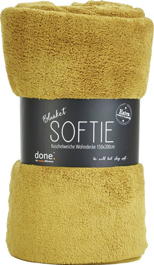 Done. Deken Softie Extra zachte deken van zachte teddy-stof knuffeldeken