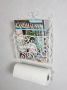 Ambiente Haus Decoratief wandrek Kranten- toiletrolhouder wit (1 stuk) - Thumbnail 2