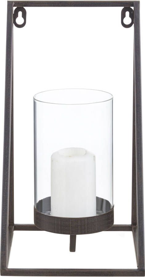 andas Wandkaarsenhouder Industrial Candleholder Industrial modern metaal zwart (1 stuk)