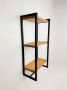 Andas Wandplank Genoa Frame van metaal planken van massief eiken - Thumbnail 3