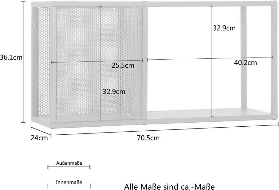 andas Wandplank Fency Gaaspanelen breedte 70 5 cm Design by Morten Georgsen