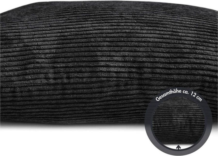 Andiamo Sierkussen Cord kussen Emy kussenhoes met vulling Sierkussens vierkant 40x40 of 30x50 cm ook verkrijgbaar als 4-delige set (1 stuk)
