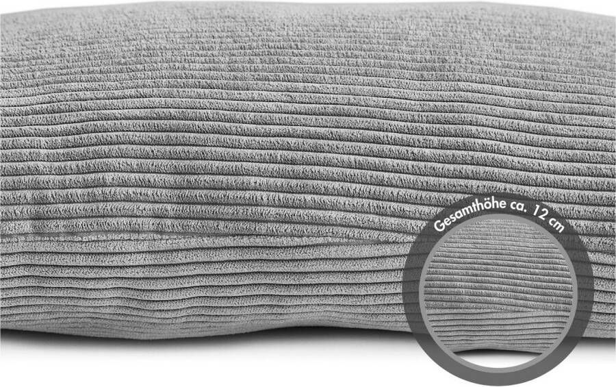 Andiamo Sierkussen Cord kussen Emy kussenhoes met vulling Sierkussens vierkant 40x40 of 30x50 cm ook verkrijgbaar als 4-delige set (1 stuk)