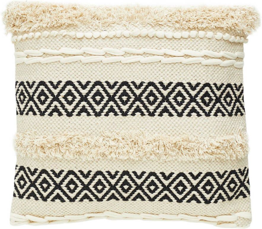Andiamo Sierkussen Livia Etnisch patroon gestreept kussenhoes met vulling vierkant 45x45 cm (1 stuk)