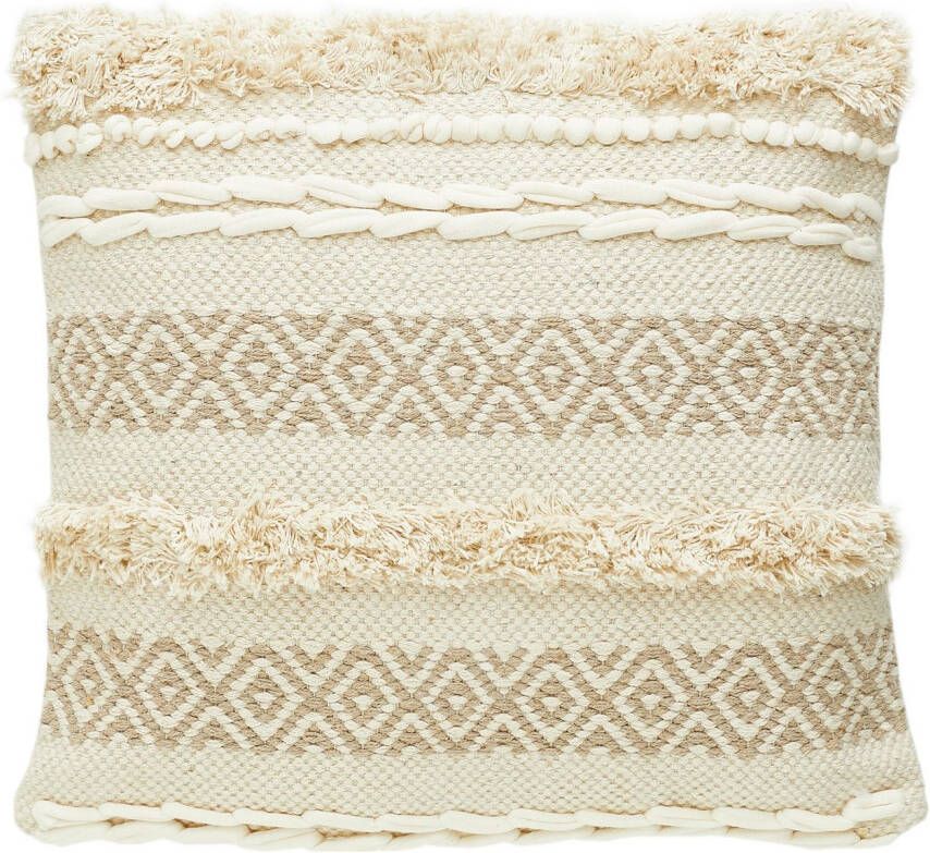 Andiamo Sierkussen Livia Etnisch patroon gestreept kussenhoes met vulling vierkant 45x45 cm (1 stuk)