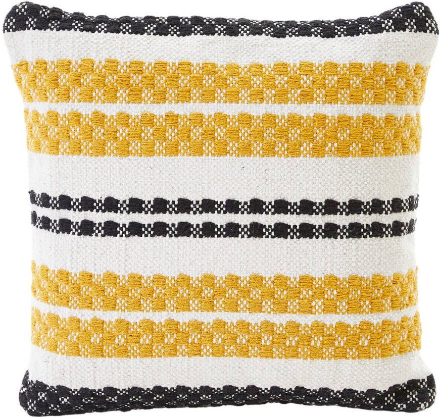 Andiamo Sierkussen Malena Etnisch patroon bankkussen kussenhoes met vulling vierkant 45x45 cm (1 stuk)