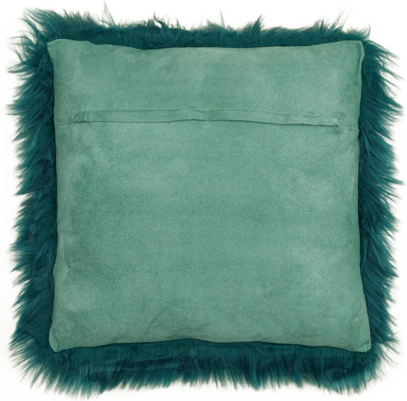 Andiamo Vachtkussen Sierkussen Ovium Kunstbont vierkant 40x40 cm kussenhoes met vulling woonkamer (1 stuk)