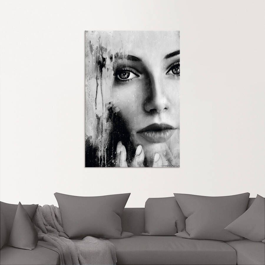 Artland Aluminium dibond print Face down geschikt voor binnen en buiten buitenafbeelding