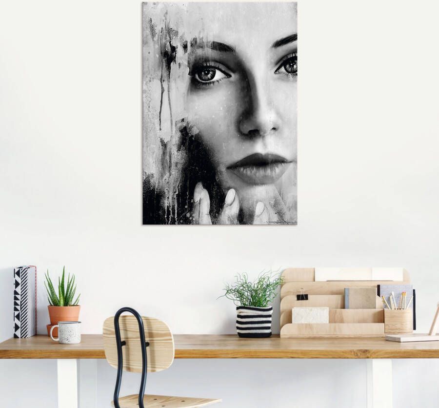Artland Aluminium dibond print Face down geschikt voor binnen en buiten buitenafbeelding