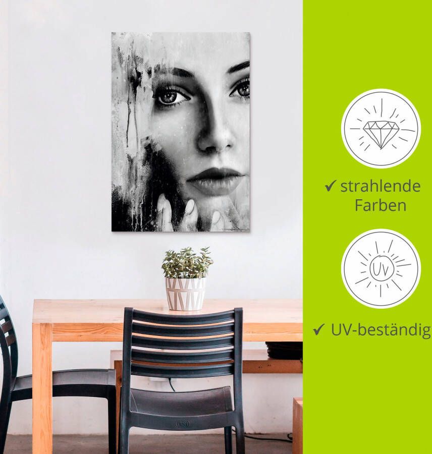 Artland Aluminium dibond print Face down geschikt voor binnen en buiten buitenafbeelding