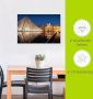 Artland Aluminium dibond print Glazen piramide Musée du Louvre Parijs geschikt voor binnen en buiten buitenafbeelding - Thumbnail 6