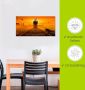 Artland Aluminium dibond print Stoomlocomotief in het avondlicht geschikt voor binnen en buiten buitenafbeelding - Thumbnail 5