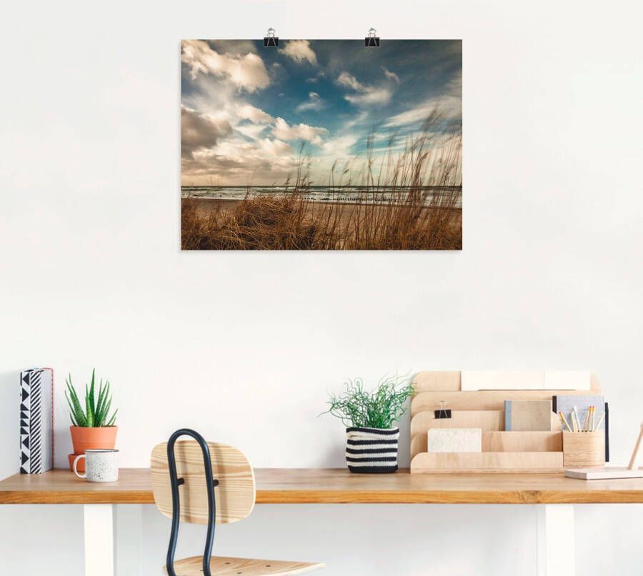 Artland Artprint Aan de kust van de Oostzee als artprint op linnen poster in verschillende formaten maten