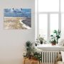 Artland Artprint op linnen Aan het mooie Noordzeestrand - Thumbnail 2