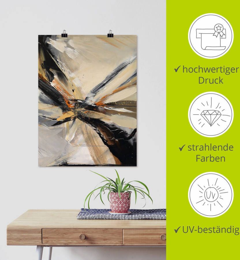 Artland Artprint Abstract III als artprint op linnen poster in verschillende formaten maten