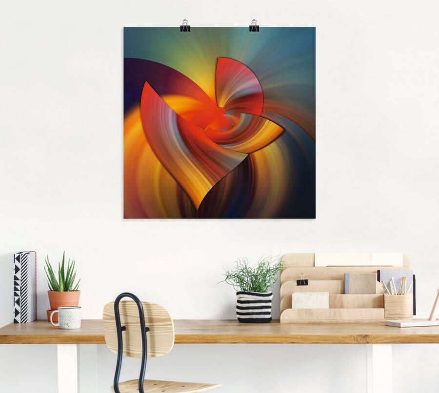 Artland Artprint Abstract in multicolour als artprint op linnen poster muursticker in verschillende maten