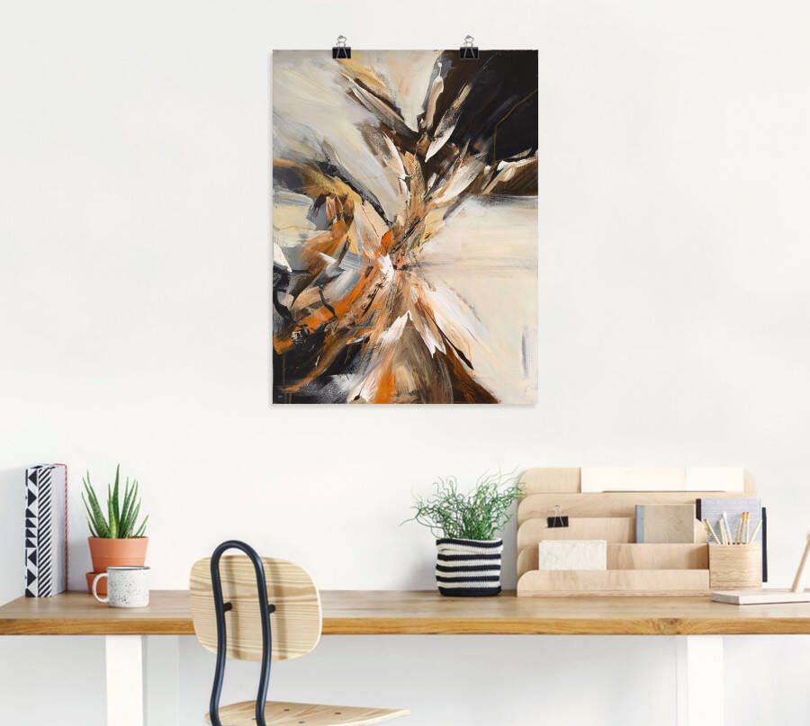 Artland Artprint Abstract IV als artprint op linnen poster in verschillende formaten maten