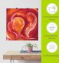 Artland Artprint Abstracte harten rood als artprint op linnen poster in verschillende formaten maten - Thumbnail 6