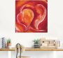 Artland Artprint Abstracte harten rood als artprint op linnen poster in verschillende formaten maten - Thumbnail 2