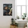 Artland Artprint Afbeelding Claude Monet met fluit als artprint op linnen poster in verschillende formaten maten - Thumbnail 2