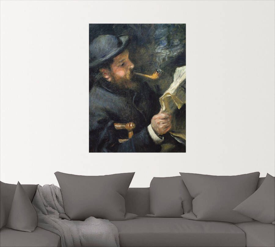 Artland Artprint Afbeelding Claude Monet met fluit als artprint op linnen poster in verschillende formaten maten - Foto 2