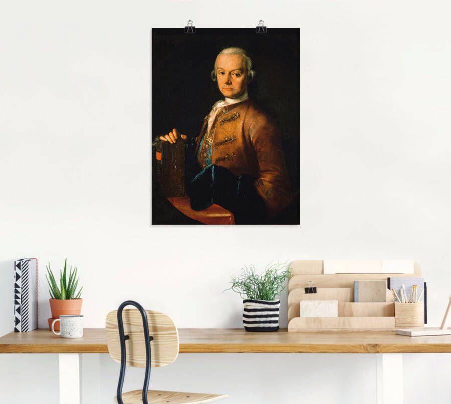 Artland Artprint op linnen Afbeelding Leopold Mozart. Ca. 1765 - Foto 2