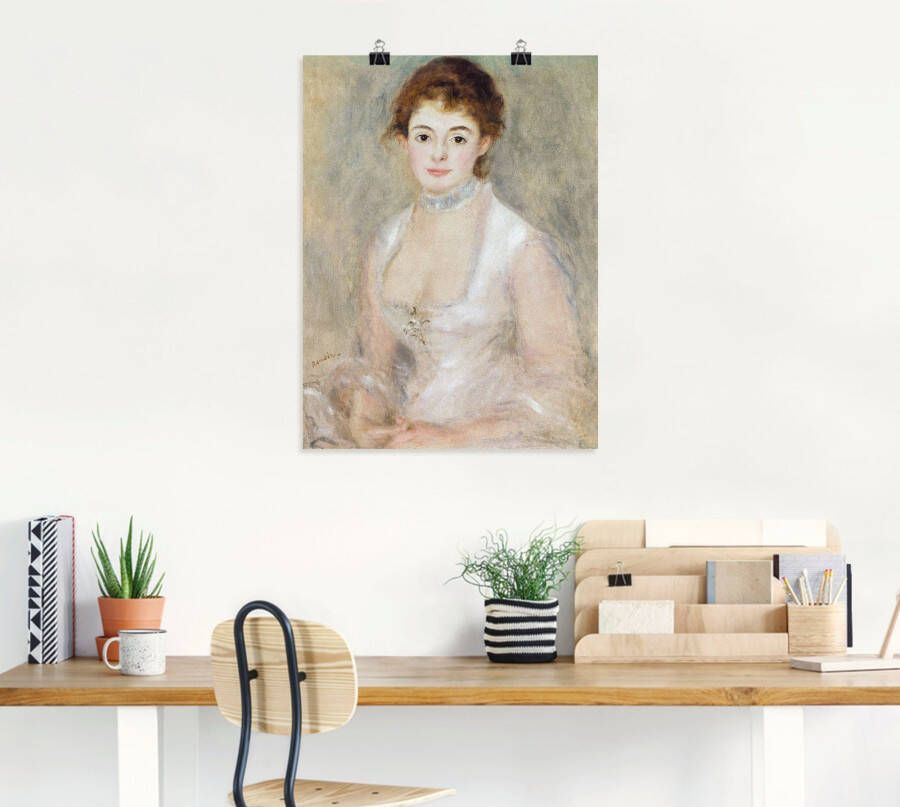 Artland Artprint Afbeelding van madame Heriot. als artprint op linnen muursticker of poster in verschillende maten