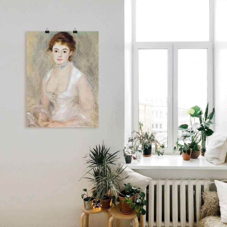 Artland Artprint Afbeelding van madame Heriot. als artprint op linnen muursticker of poster in verschillende maten