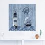 Artland Artprint Ahoy in maritiem blauw als artprint van aluminium artprint voor buiten artprint op linnen poster muursticker - Thumbnail 3